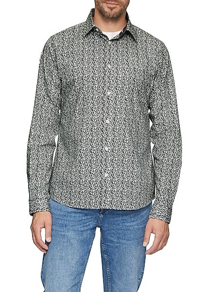 s.Oliver Langarmhemd mit Muster günstig online kaufen