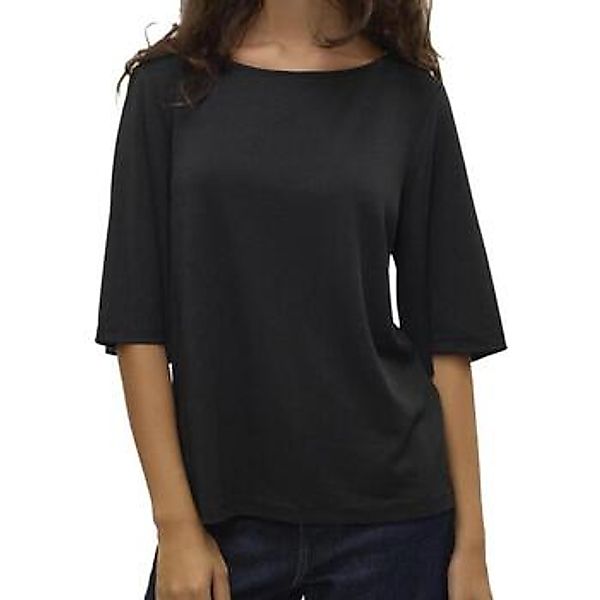 Vero Moda Rundhalsshirt VMKANVA 2/4 GLITTER TOP JRS mit Glitzereffekt günstig online kaufen