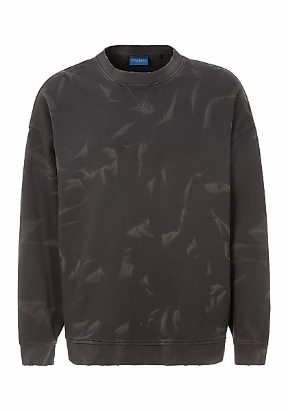 HUGO Blue Sweater "Nustroyos", mit used-Details günstig online kaufen