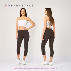 Merry Style Leggings Caprihose Damen 3/4 günstig online kaufen