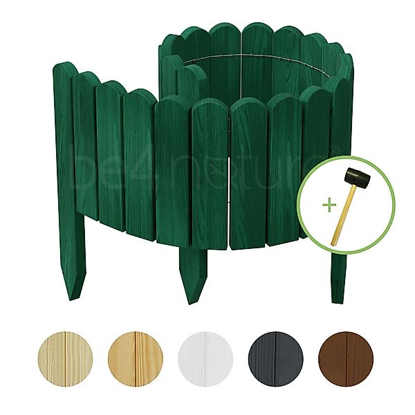 be4nature Palisade Rollborder Flexibler Holzzaun aus günstig online kaufen