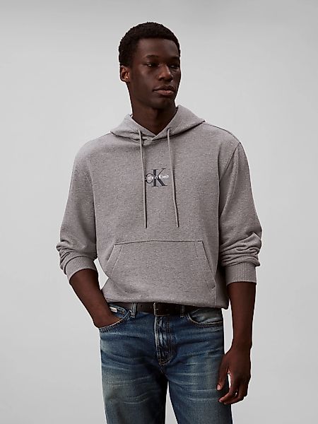 Calvin Klein Jeans Sweatshirt "LS EU 350TERRY MICRO MONOLOGO HO", Kapuze, r günstig online kaufen