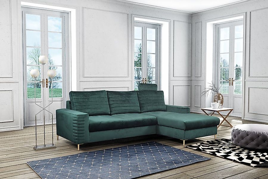 Feldmann-Wohnen Ecksofa Collin, mit Schlaffunktion und günstig online kaufen