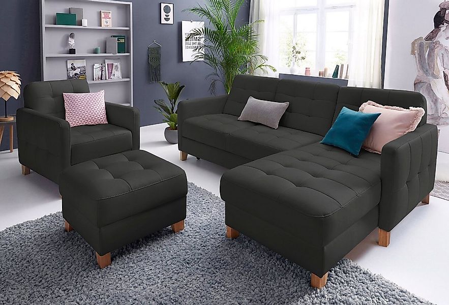 exxpo - sofa fashion Ecksofa Elio, kompakt und komfortabel, bequem und zeit günstig online kaufen