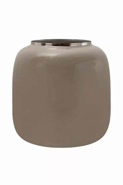 Kayoom Vase Vase Art Deco 520 Taupe / Silber taupe günstig online kaufen