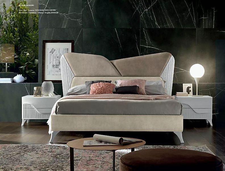 JVmoebel Bett Bett Betten Bettrahmen Holz Doppel Weiß Modern Doppelbett Neu günstig online kaufen