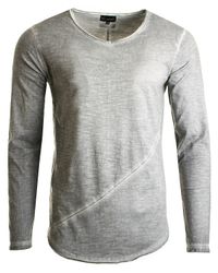 Früchtl Longsleeve mit tiefem V-Ausschnitt günstig online kaufen