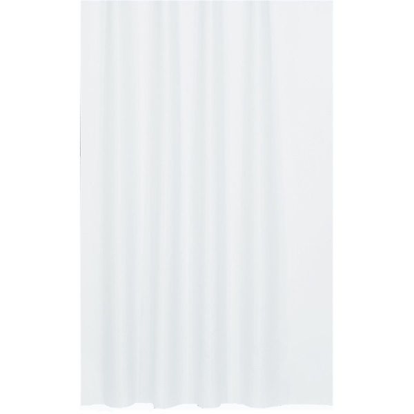 Ekershop Duschvorhang Textil Uni Farben Weiß Schwarz Rot Grau Breite 120 cm günstig online kaufen