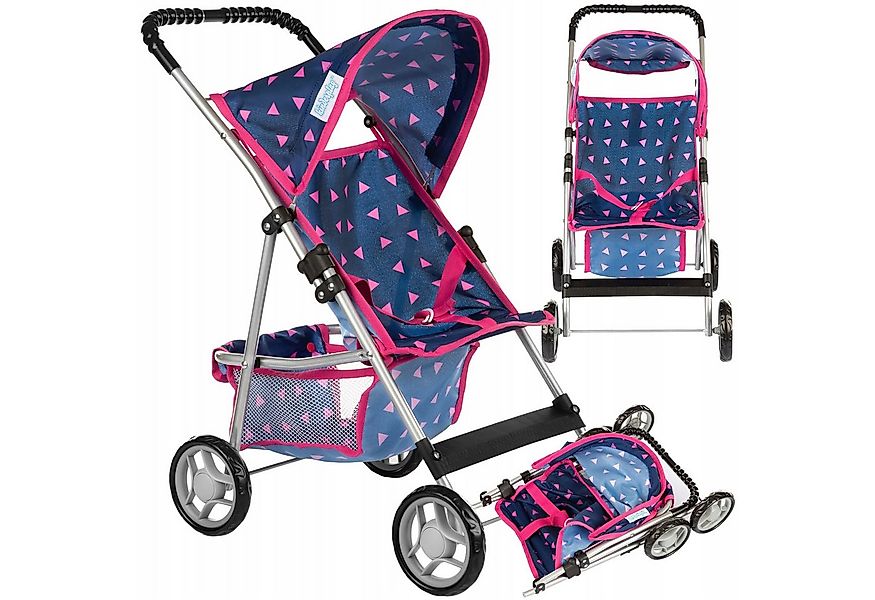 Kinderplay Dolls & Strollers Puppenbuggy Puppenbuggy leicht faltbar – mit G günstig online kaufen