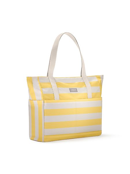 LARKSON Strandtasche Linn Strandtasche mit Reißverschluss (1-tlg), Große Be günstig online kaufen