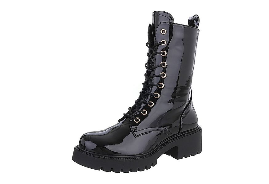 Ital-Design Damen Schnürschuhe Freizeit Schnürstiefelette (87118131) Blocka günstig online kaufen