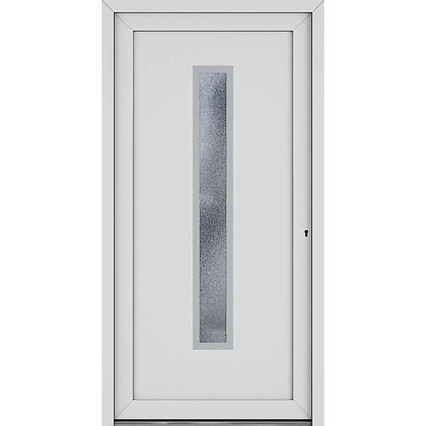 Roro Haustür OKE 1105 Kunststoff Weiß 110 cm x 210 cm DIN R günstig online kaufen