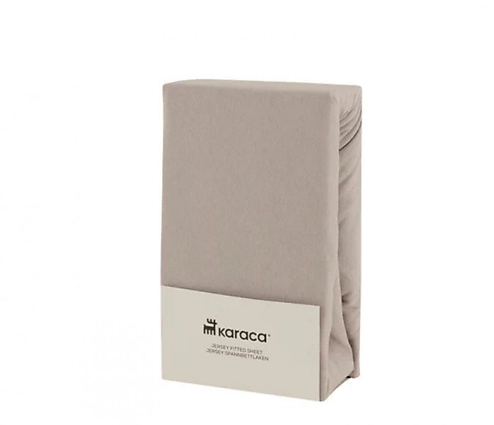 Karaca Bett-Set Karaca Home Jersey Spannbettlaken Bettlaken 100x200+30 cm, günstig online kaufen