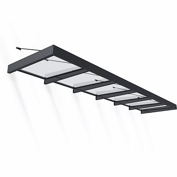 Palram - Canopia Vordach Sophia XL 5,7 m x 1,4 m Grau günstig online kaufen