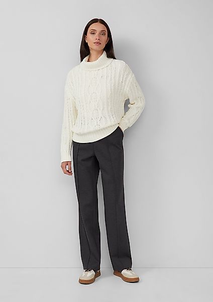 s.Oliver Stoffhose Interlock-Jogpants mit Straight Leg günstig online kaufen