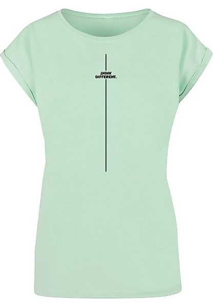 Merchcode T-Shirt Merchcode Damen Ladies Think Different Extended Shoulder günstig online kaufen
