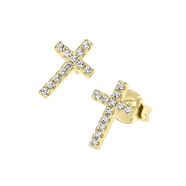 Smart Jewel Paar Ohrstecker Kreuz mit günstig online kaufen
