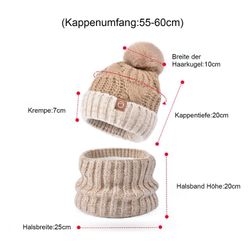 Refttenw Mütze & Schal Winter warme günstig online kaufen