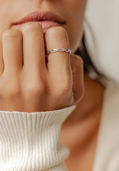 Hey Happiness Fingerring Doppelt Infinity, Damen günstig online kaufen
