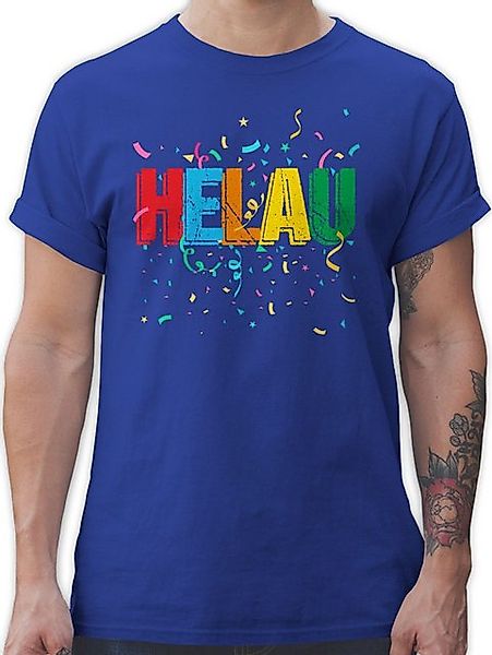 Shirtracer T-Shirt Helau Alaaf Schriftzug Kostüm Kölle Fasching Narren Karn günstig online kaufen