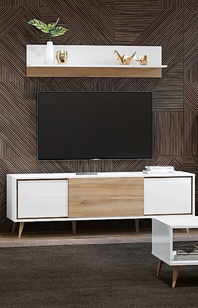 Home affaire TV-Board "Vida", UV lackiert, hochglänzend, Soft-Close und Pus günstig online kaufen