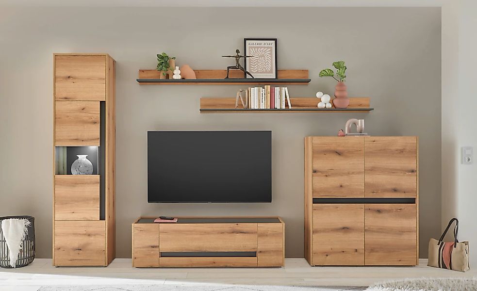 INOSIGN Wohnwand "City/Giron" Set, 5 Stk. tlg. günstig online kaufen