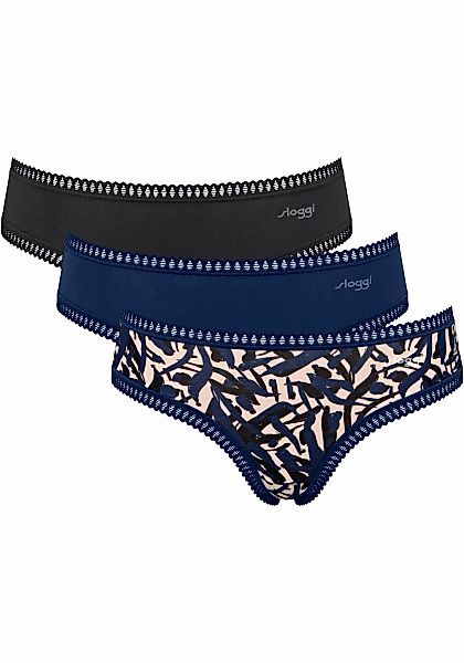 sloggi Hipster "GO Crush", (3er Pack), Spitze, elastisch, weich, Multipack, günstig online kaufen