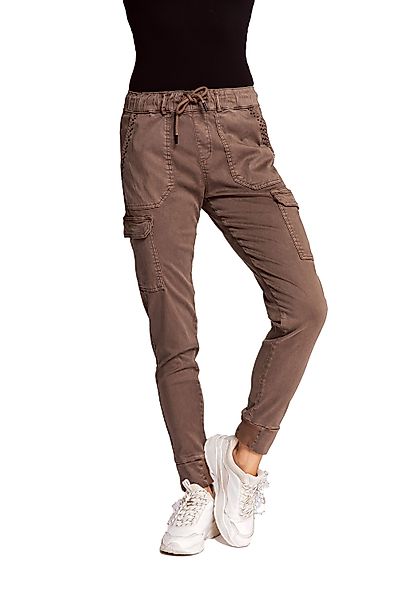 Zhrill Stoffhose Cargohose DAISEY Taupe (0-tlg) günstig online kaufen