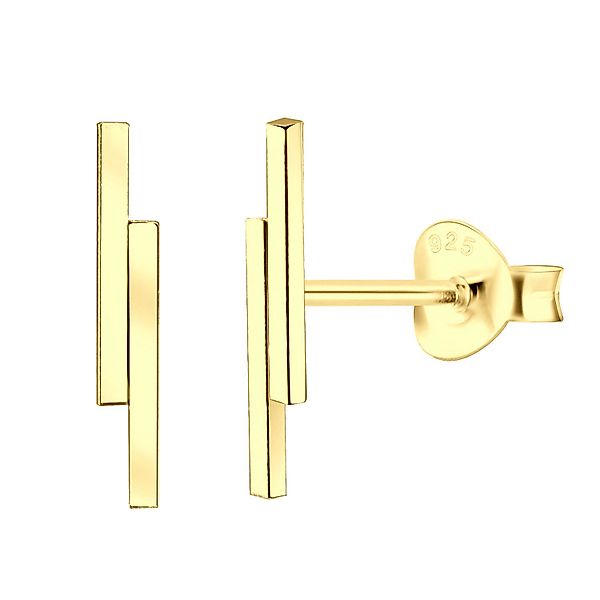 LÖB Paar Ohrstecker 925 Silber Gold günstig online kaufen
