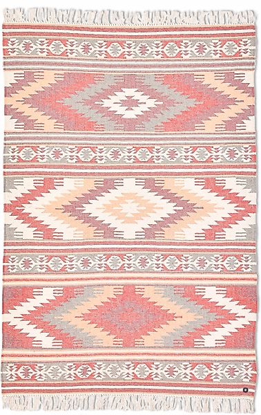 TOM TAILOR HOME Wollteppich »Kelim Colors I«, rechteckig, 5 mm Höhe, reine günstig online kaufen