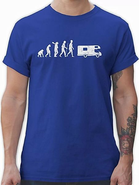 Shirtracer T-Shirt Evolution Camper weiß Evolution Outfit günstig online kaufen