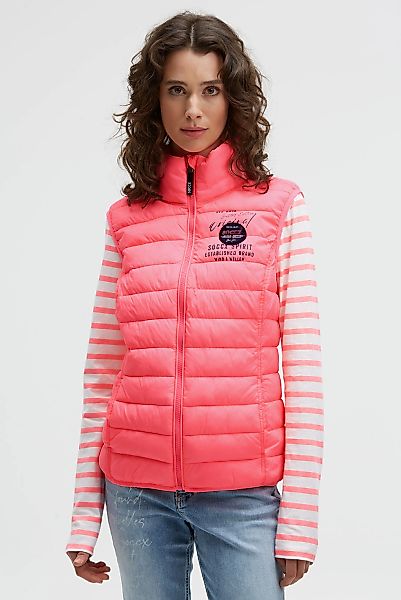 SOCCX Steppweste mit elastischem Saumabschluss günstig online kaufen