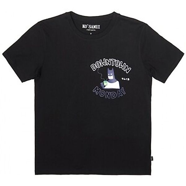 Ko Samui Tailors  T-Shirts & Poloshirts Wanderlust T-Shirt Schwarz günstig online kaufen