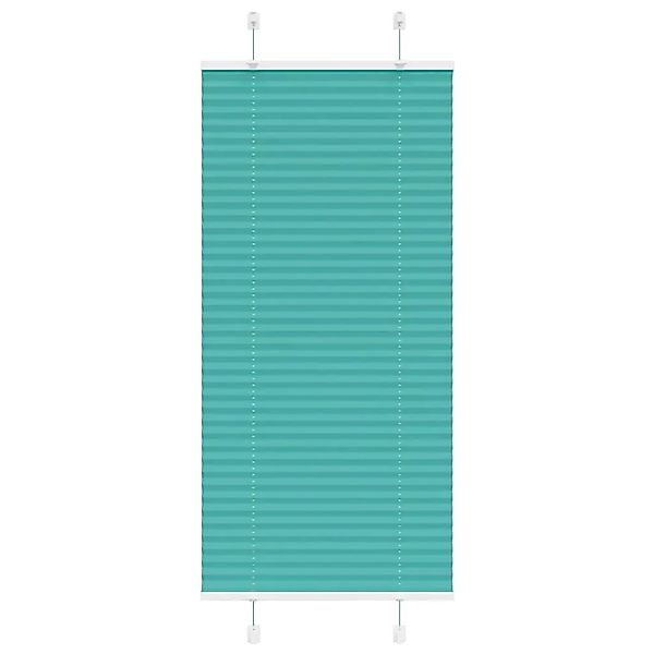 vidaXL Plissee Petrolgrün 60x100 cm Stoffbreite 59,4 cm Polyester 4015373 günstig online kaufen