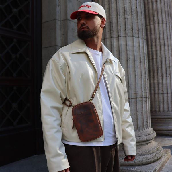 STILORD Handtasche "Loki" Brustbeutel Leder Handytasche günstig online kaufen