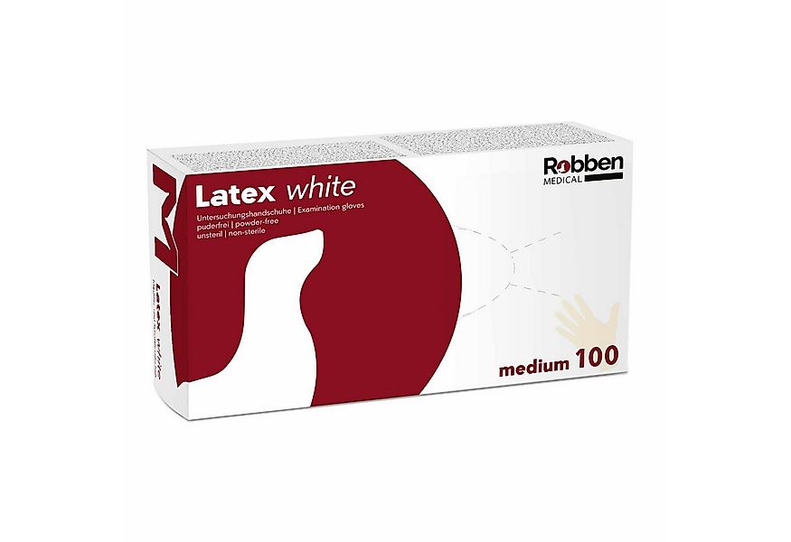 Robben Medical GmbH Einweghandschuhe Robben Premium Latex Latex, Puderfrei, günstig online kaufen