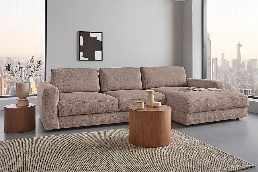 Home affaire Ecksofa "Bloomfield, elegant, viel Platz, Mega Couch, Breite 3 günstig online kaufen