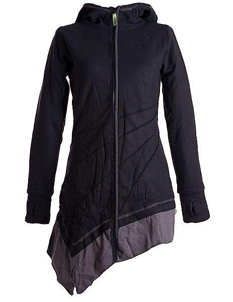 Vishes Kapuzensweatjacke Asymmetrischer Mantel Zipfelkapuze - günstig online kaufen