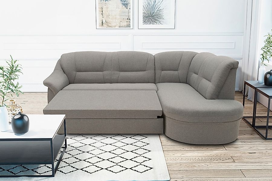 DOMO collection Ecksofa "Faenza für kleine Räume, Stellmaße 232,176cm, komf günstig online kaufen