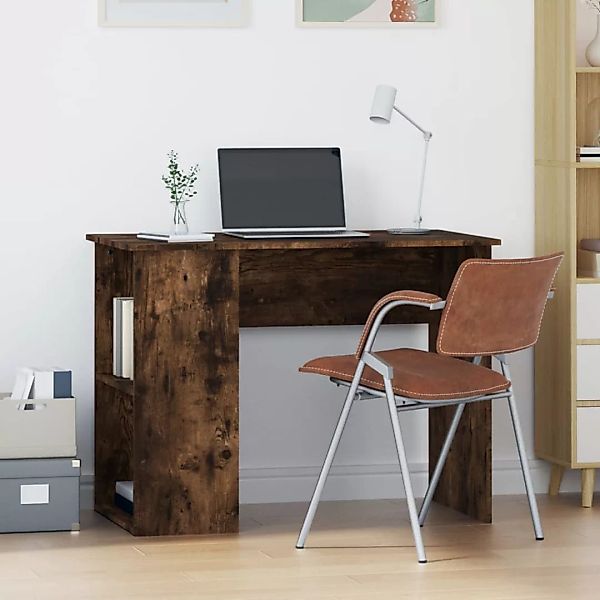 vidaXL Schreibtisch Schreibtisch Räuchereiche 100x55x75 cm günstig online kaufen