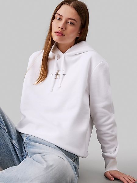 Calvin Klein Jeans Kapuzensweatshirt MONOLOGO REGULAR HOODIE mit Logoprägun günstig online kaufen