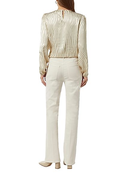 comma casual identity Langarmbluse Viskose-Bluse in günstig online kaufen