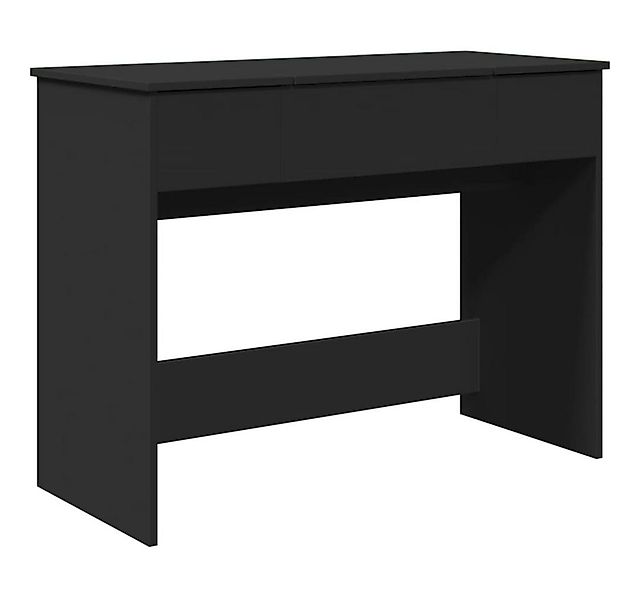 vidaXL Schminktisch Schminktisch mit Spiegel Schwarz 100x45x76 cm (1-St) günstig online kaufen