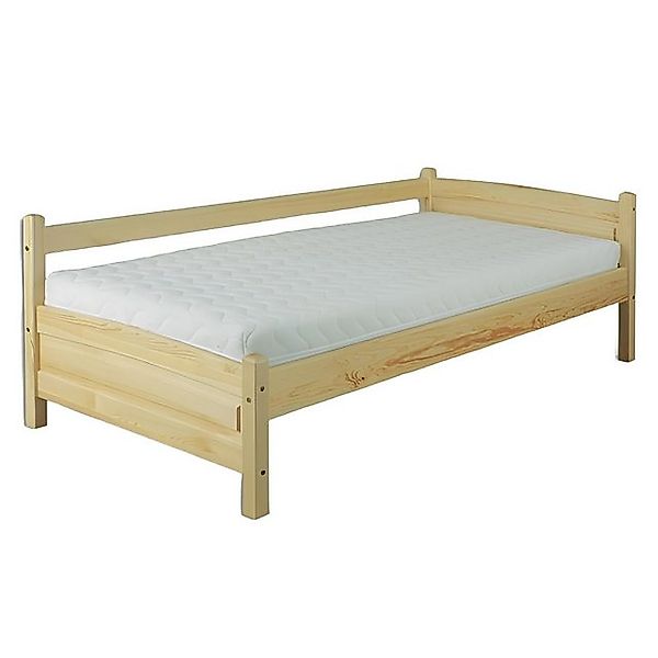 Xlmoebel Bett Massives Kieferholzbett 90x200 aus Vollholz handgefertigt - N günstig online kaufen