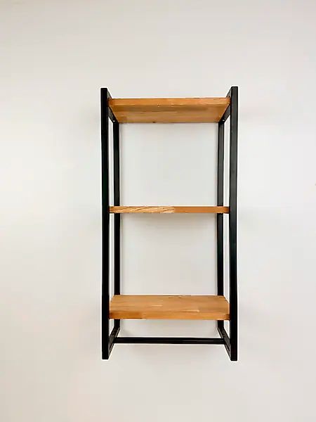 andas Wandregal »Genoa« B/T/H: 40/23/80 cm, Rahmen aus Metall, 3 Ablagefläc günstig online kaufen