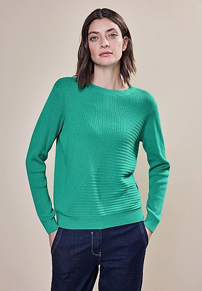 Cecil Strickpullover, mit Kontrastdetails günstig online kaufen