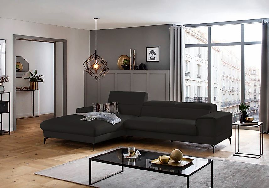 W.SCHILLIG Ecksofa "piedroo, Designsofa mit tollem Sitzkomfort, L-Form", Ko günstig online kaufen