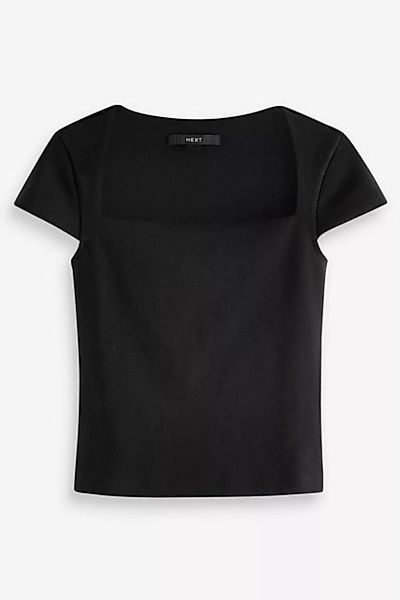 Next T-Shirt Kurzärmliges T-Shirt mit eckigem Ausschnitt (1-tlg) günstig online kaufen