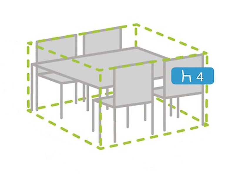 PEREL Gartenmöbel-Schutzhülle (1-St), Abdeckung Lounge-Möbel Wasserfeste günstig online kaufen