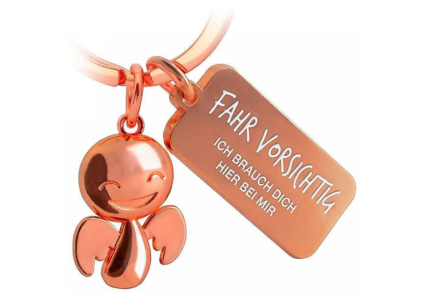 FABACH Schlüsselanhänger Schutzengel Happy mit Gravur - Fahr vorsichtig - G günstig online kaufen